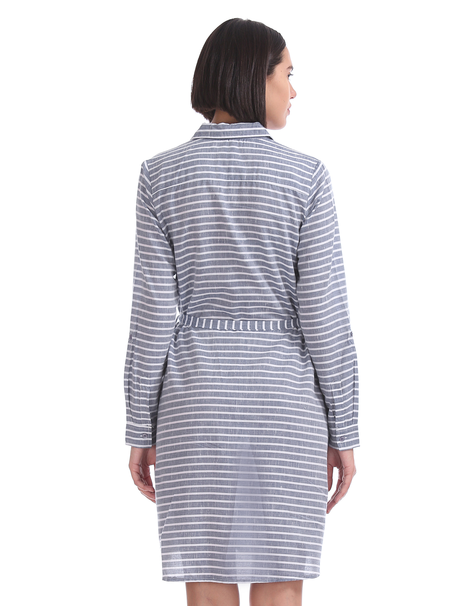 U.S. Polo Assn. Women Casual Wear Striped Dress